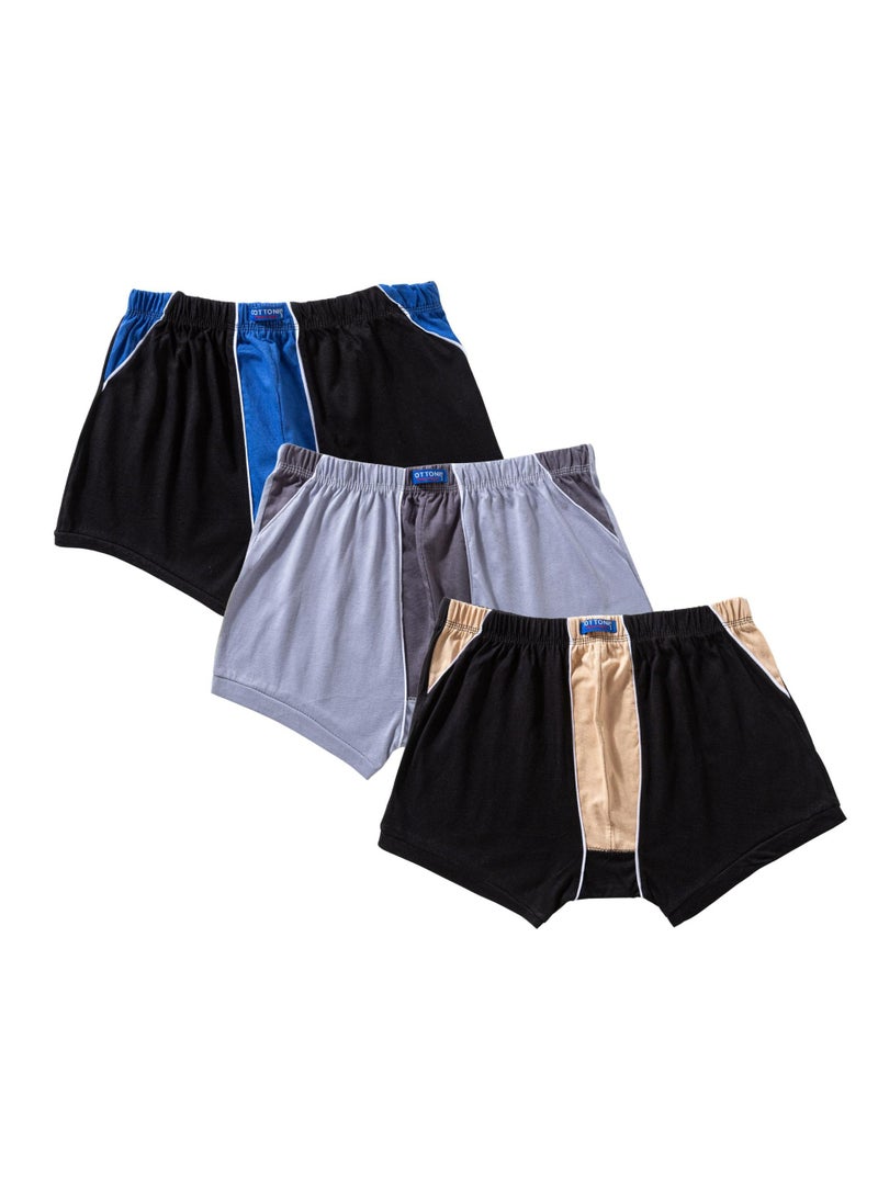 Cottonil Pack of 3 Digital Cotton 100% Boxer Short Underwear - Image 2