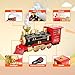 Hot Bee Train Set Remote Control Train Toys with Luxury Tracks Christmas Train Sets for Around the TreeToy Train with Smokes Lights SoundModel Train Set for 3 4 5 6 7 Years Old Boys Gifts Kids - Image 4
