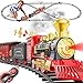 Hot Bee Train Set Remote Control Train Toys with Luxury Tracks Christmas Train Sets for Around the TreeToy Train with Smokes Lights SoundModel Train Set for 3 4 5 6 7 Years Old Boys Gifts Kids - Image 3