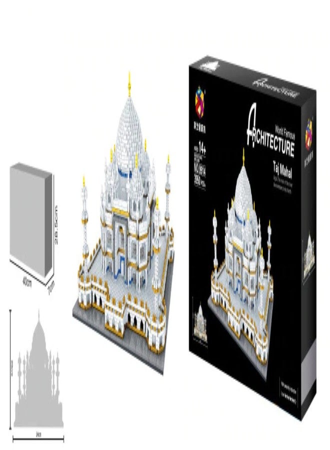 Mummy Please Taj Mahal Building Block Set, 3950 Pieces, 24x20cm Architecture Model, Ages 6+ - Image 4