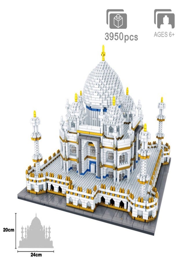 Mummy Please Taj Mahal Building Block Set, 3950 Pieces, 24x20cm Architecture Model, Ages 6+ - Image 2