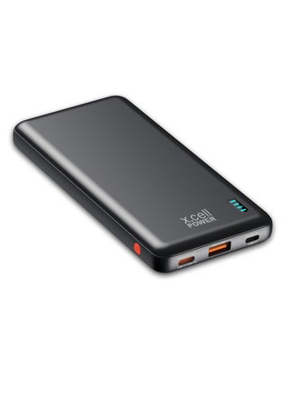 Xcell 10,000mAh Power Bank | 20W USB-C PD + 18W USB-A | Dual Input Charging | Compact Portable Power Station | iPhone, Samsung Galaxy, MacBook Air, iPad Pro Compatible | 36 Hours Power - Black - pzsku/Z91701969F6B66B5A6A93Z/45/1750855139/a4b3de80-b5b4-4c5d-8e98-d16072c0ba23