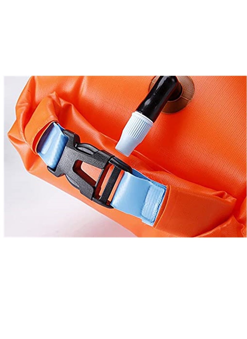 SYOSI - Swim Buoy, Waterproof Inflatable Dry Bag Swim Safety Float for Water Sports, Open Water Swimmers, Triathletes, Kayakers and Snorkelers - Image 1