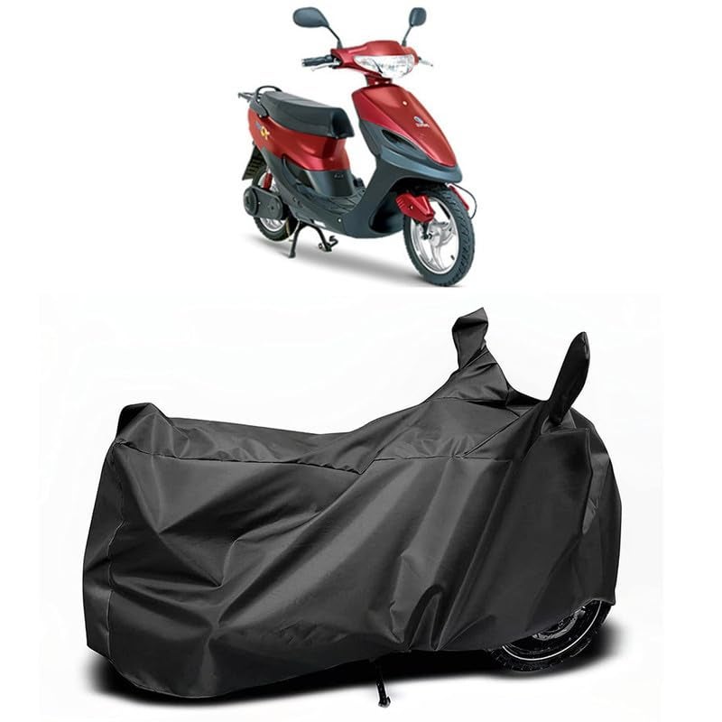 MADAFIYA Waterproof Two Wheeler Cover for Indus Yo EXL Bike All Season Protection Bike Cover for Rain & Sun (Black) - Image 1