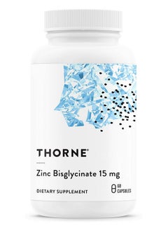 Thorne Zinc Bisglycinate 15mg Dietary Supplement 60 Capsules  - Image 1