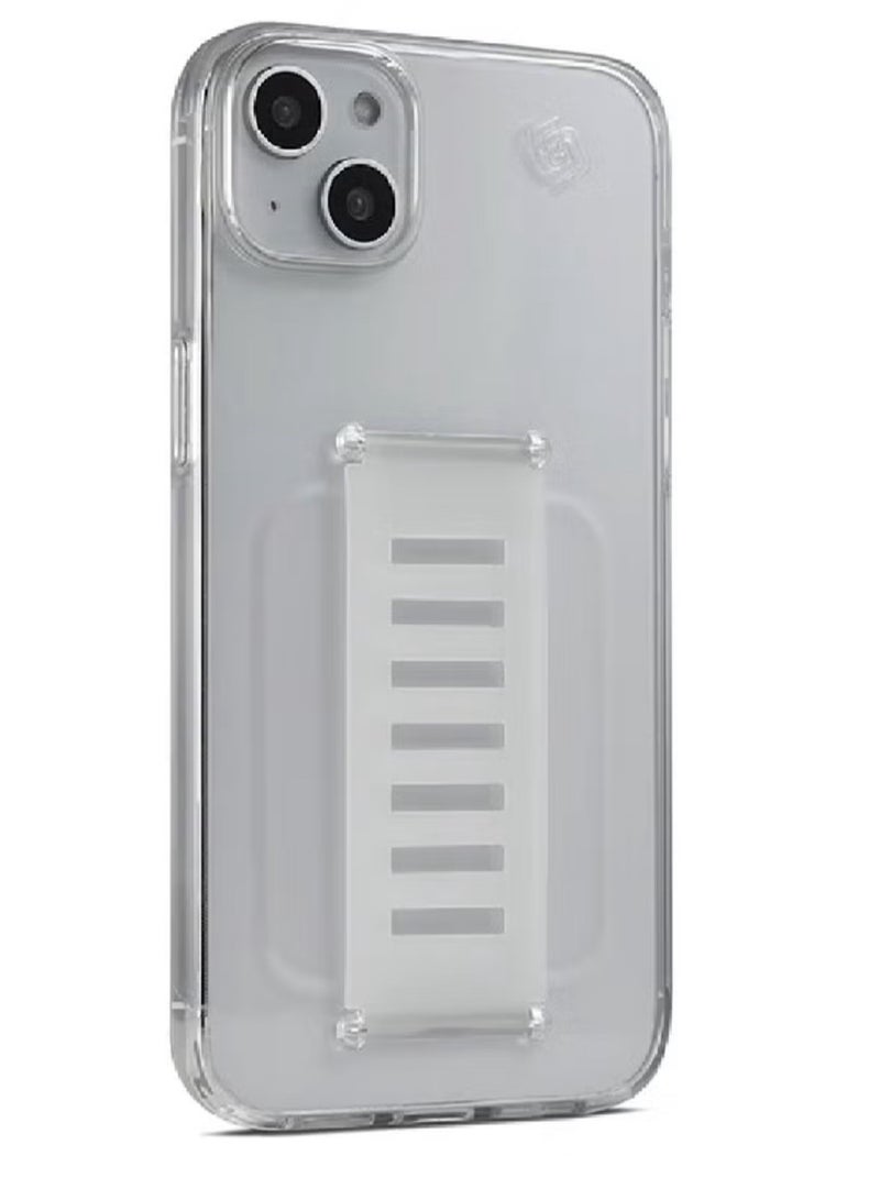 جريب 2 يو غطاء حماية واق مع مسكة لهاتف أبل آيفون 15 شفاف - Image 3