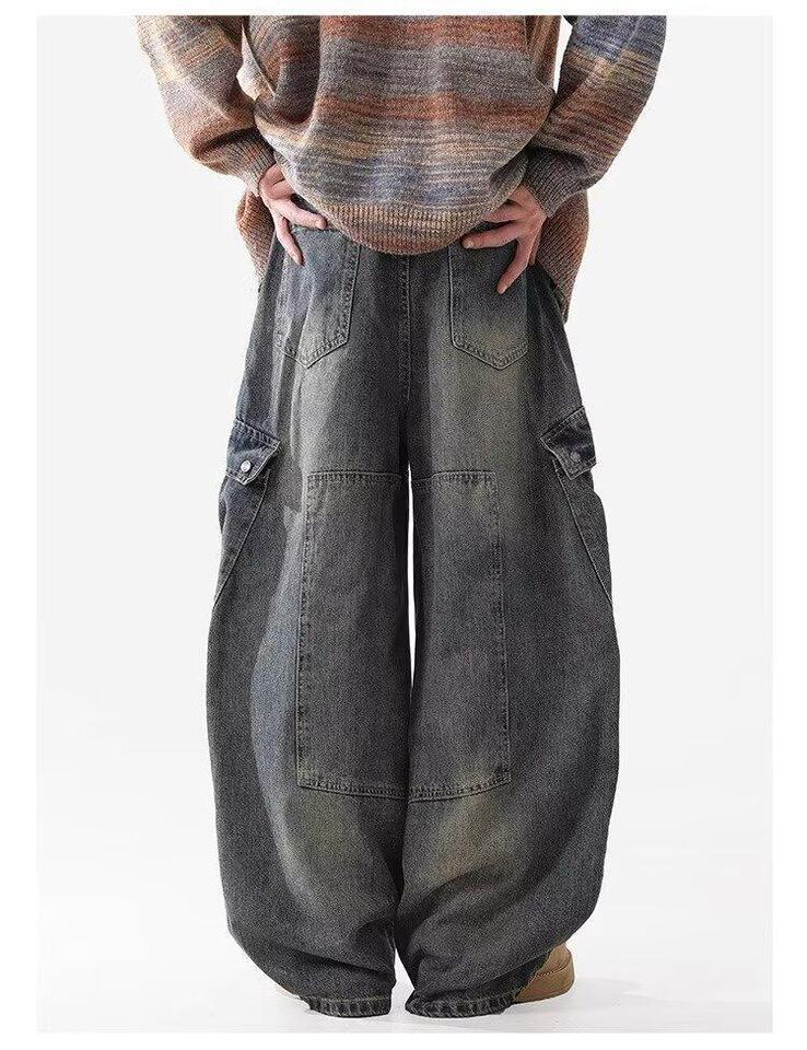 Unisex Casual Daily Denim Jeans - Image 1