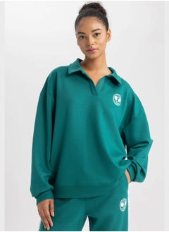 DeFacto Essential Polo Sweatshirt  - Image 1
