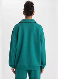DeFacto Essential Polo Sweatshirt  - Image 2