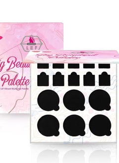 LEF LEF Empty Eyeshadow & Blusher Palette – 16 Slots  - Image 1