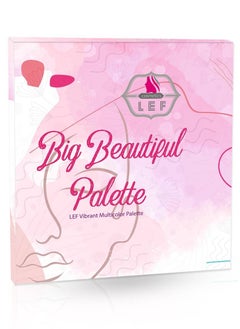 LEF LEF Empty Eyeshadow & Blusher Palette – 16 Slots  - Image 4