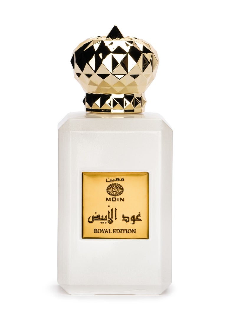 Moin Oud Al Abiyad Perfume 100ml - Sophisticated Unisex Scent with Musk, Honey, Rose & Light Woody Undertones for All-Day Elegance  - Image 2