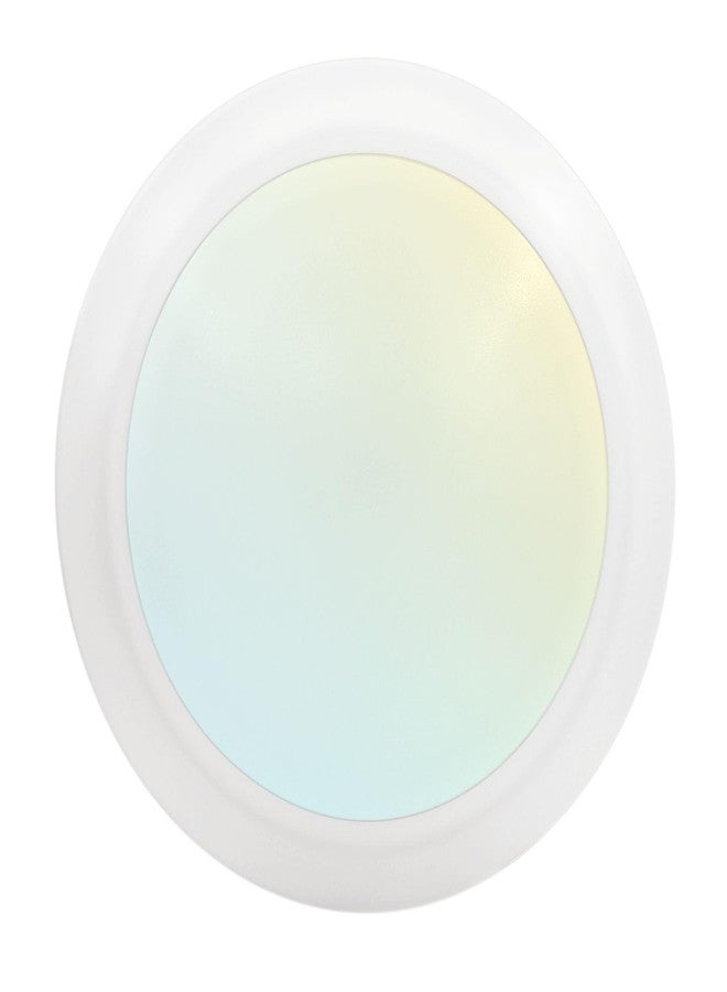 LUXRITE 6 Inch LED Disk Lights, Dimmable Flush Mount Ceiling Light, 5CCT Selectable 2700K 3000K 3500K 4000K 5000K, 12.5W, 1000LM, Surface Mount Light Fixture, Damp Rated, Energy Star, ETL - Image 1