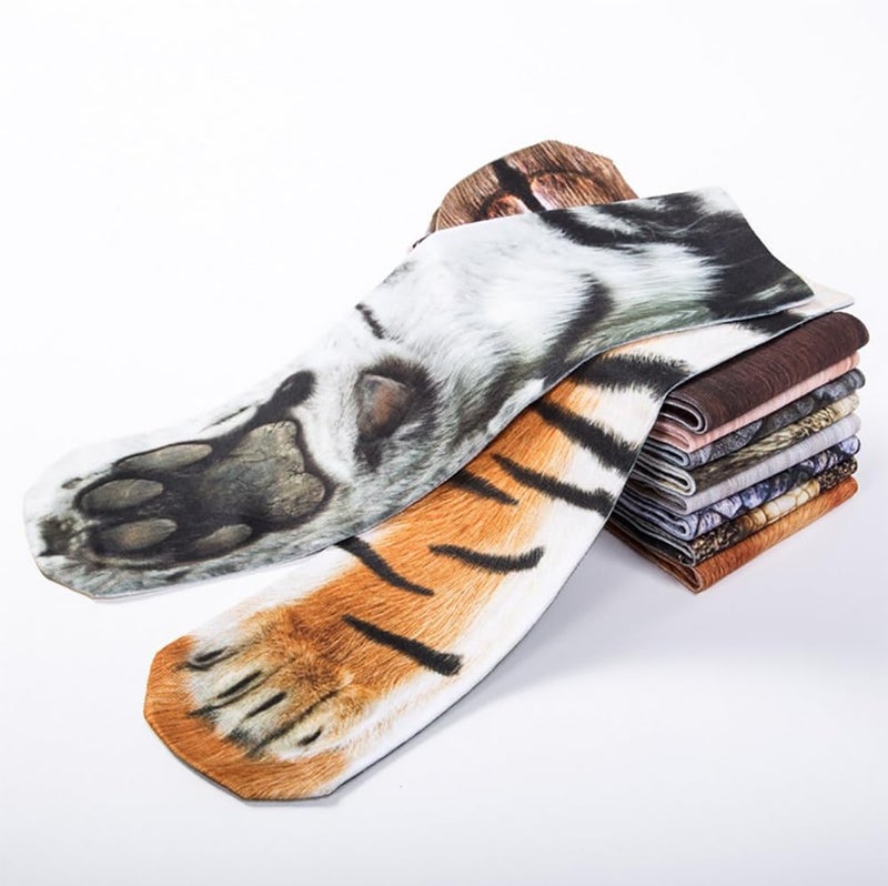 NDLBS Funny Christmas Gifts Novelty 3D Animal Paw Socks Stocking Stuffers for Adult Women Men Teens Gag White Elephant Gifts - Image 2