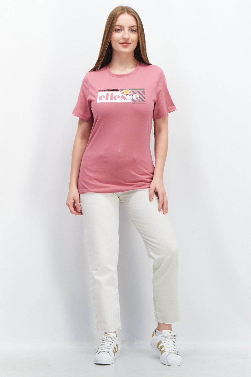 Ellesse Women Sportswear Fit Short Sleeve T-Shirt, Pink - Image 3