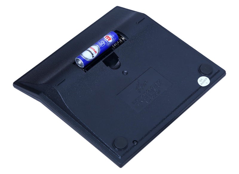 Jito 12 Digits JT-512A Black 18 Months Warranty Electronic Calculator with External AAA Replacement Battery - Image 4