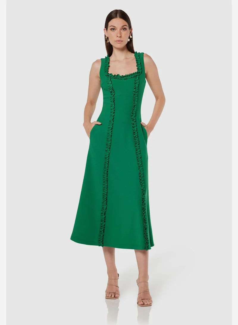 ELLIATT Square Neck Skater Dress