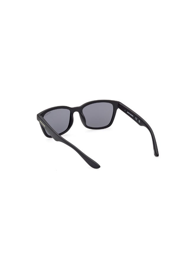 SKECHERS Se9092 Square Injected Sunglasses For Kids Size 48, Matte Black - Image 3