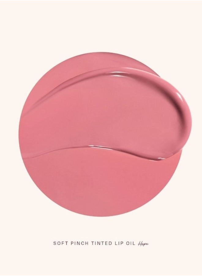 Rare Beauty "Rare Beauty by Selena Gomez Soft Pinch Tinted Lip Oil Stain - Hope (nude mauve, 3ml) - Hydrating, Lightweight, and Long-Lasting Lip Tint with a Glossy Finish"  - Image 5