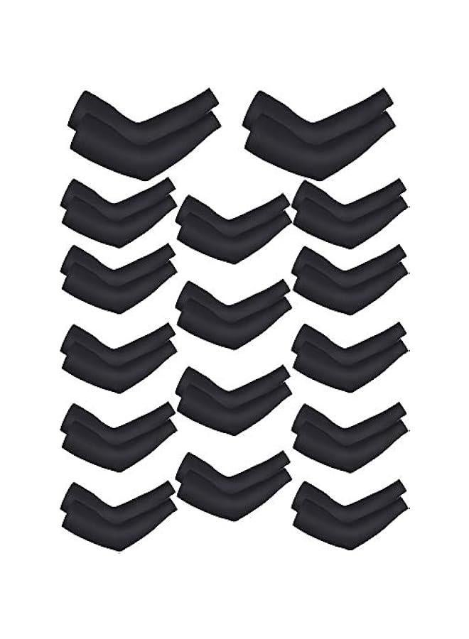 16 Pairs Arm Sleeves for Men Women UV Protection Cooling Arm Sleeves for Sports Workouts Tattoo Covers - Image 1