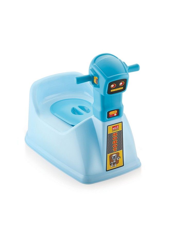 Liza New Robot Style Baby Potty Training Potty Seat For Kids Infant Potty Toilet Seat With Removable Tray & Closing Lid (Blue) - Image 3