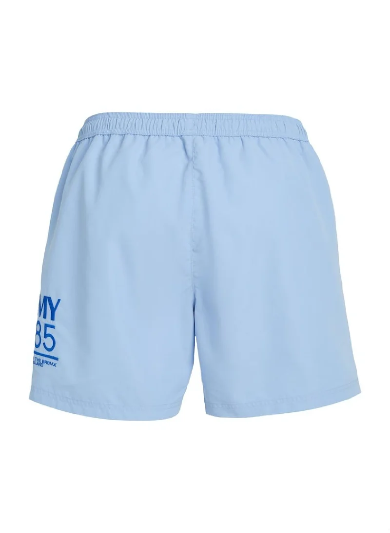 TOMMY HILFIGER Men's Swim Shorts - Polyester, Blue