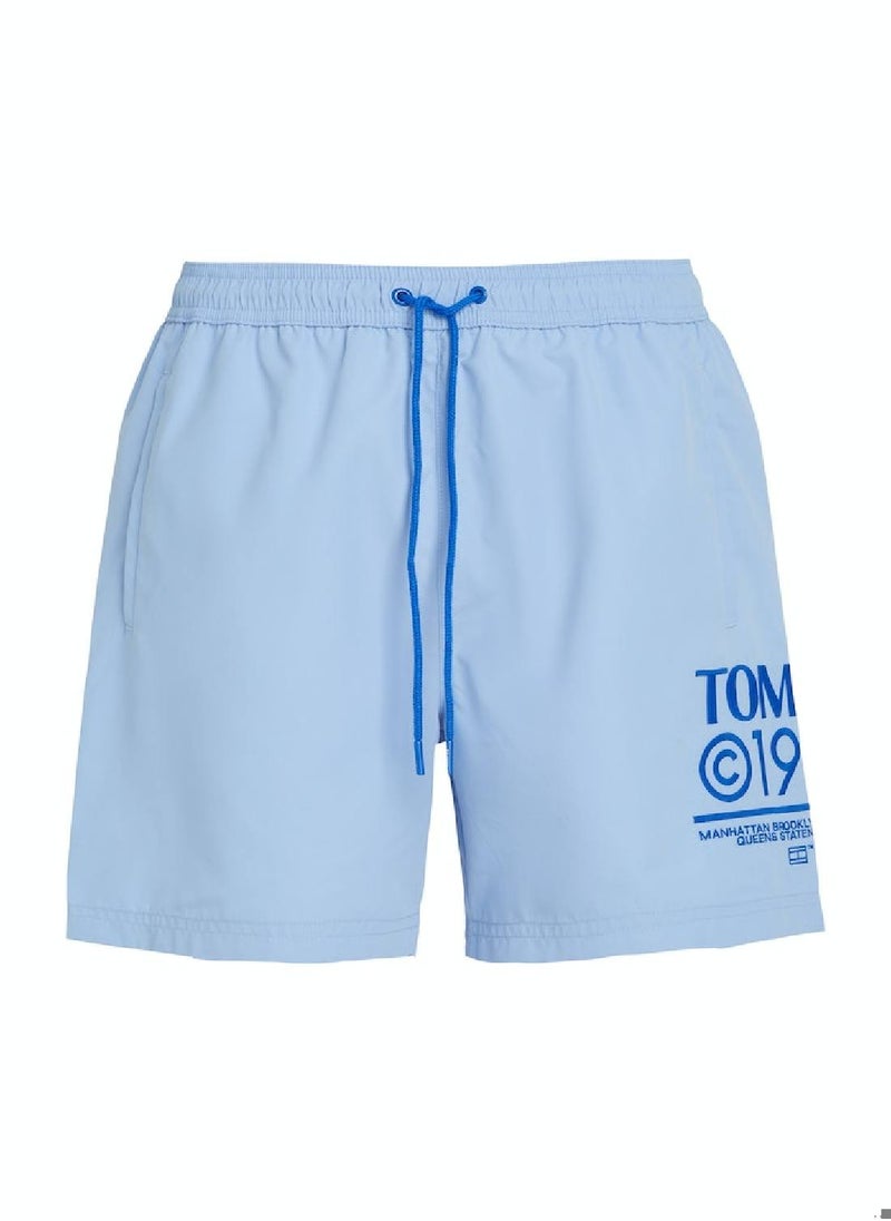 TOMMY HILFIGER Men's Swim Shorts - Polyester, Blue  - Image 2