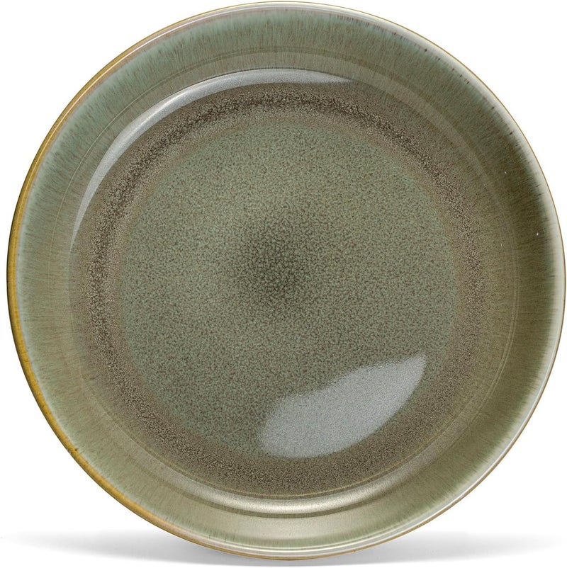 Sango Resona Moss Green Stoneware Bowls Set of 4  Durable Stoneware with Reactive Glaze Finish Microwave  Dishwasher Safe Perfect for Everyday Dining  Entertainment - Image 2