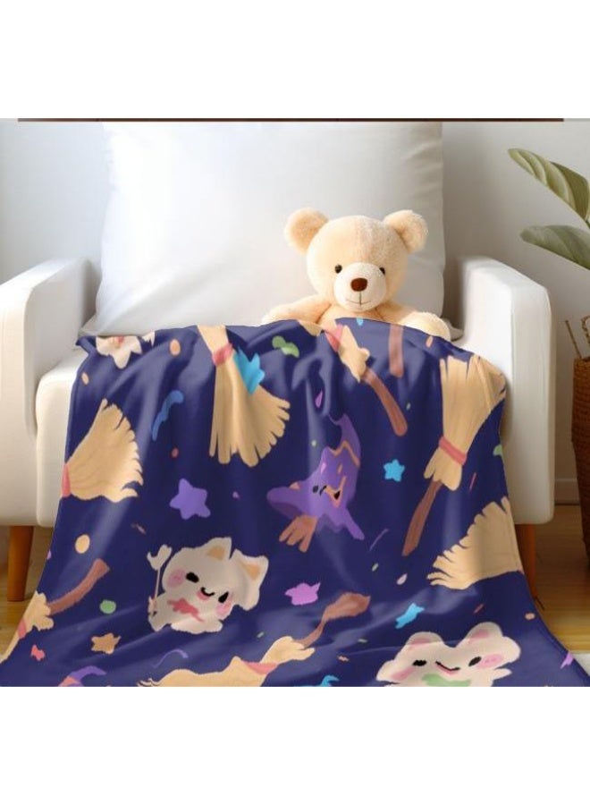 عام بطانية رقيقة من الفانيلا (حرارة ومريحة، ومناسبة للنوم واستخدام اللعبة والغبار والرمل) 150 سم * 200 سم - 980 - Image 1