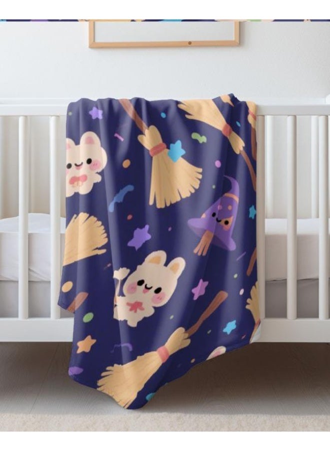 عام بطانية رقيقة من الفانيلا (حرارة ومريحة، ومناسبة للنوم واستخدام اللعبة والغبار والرمل) 150 سم * 200 سم - 980 - Image 4