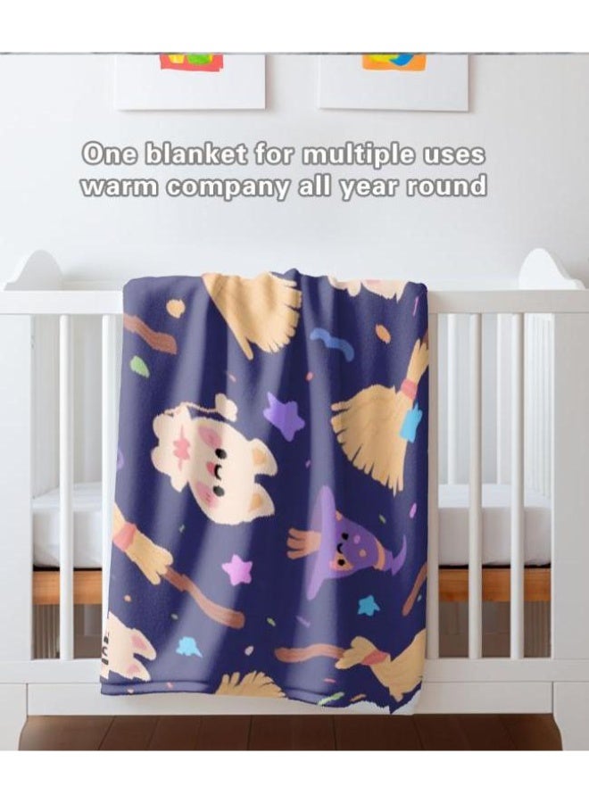 عام بطانية رقيقة من الفانيلا (حرارة ومريحة، ومناسبة للنوم واستخدام اللعبة والغبار والرمل) 150 سم * 200 سم - 980 - Image 5