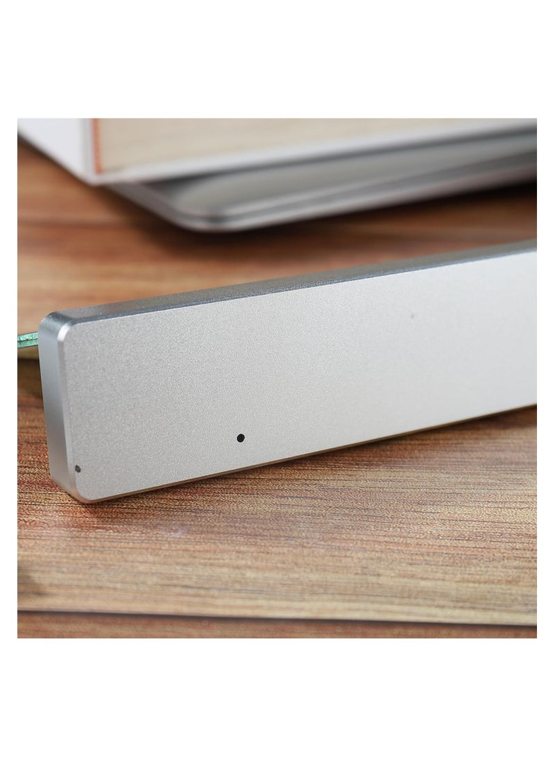 Excefore ساعة منبه لغرفة النوم، 3 منبهات عالية الصوت، شاشة LCD شفافة مع درجة حرارة داخلية ورطوبة، تحمل لأكثر من 40 يومًا، ساعة رقمية مستقبلية للهدايا - Image 5