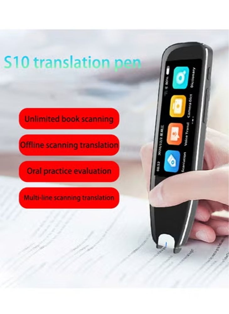 Gasin 3.46-inch Large-screen Reading Pen AI International Language Translator Pen And Electronic Dictionary, Real-time Voice Translation Into 138 Languages Including ArabicScanning Translation Pen Online Voice Translator 60 Language Scanning Pen Translation Pen Multi Language Online Voice Translator Offline Scanning Pen dictionary Pen Suitable For Conference Study Travel, Book Reading, Dictionary Pen, Exam Reading Pen  - Image 2
