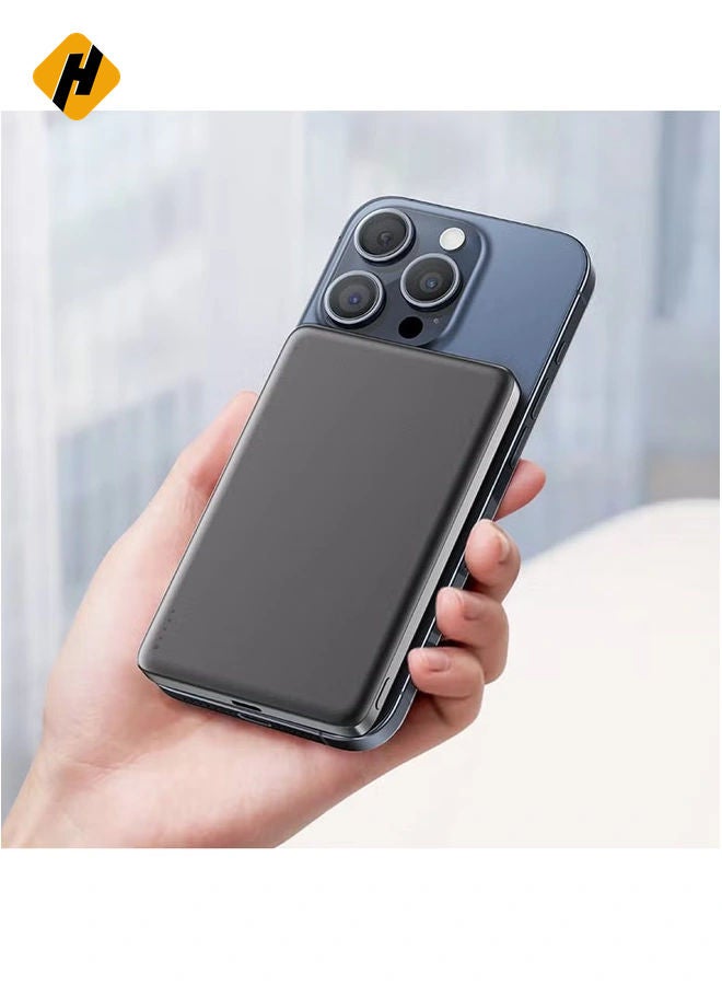 HuHa Magnetic Fast Wireless Charging Power Bank M8 PD 18W - 5,000mAh - Image 4
