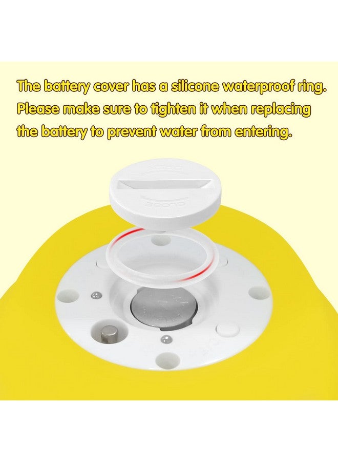 BabyElf Baby Bath Tub Water Thermometer - (Upgraded Version) Digital Water Temperature Thermometer & Room Thermometer, Duck Floating Toy for Infant Toddler Bathtub Pool with Temperature Warning - Image 4