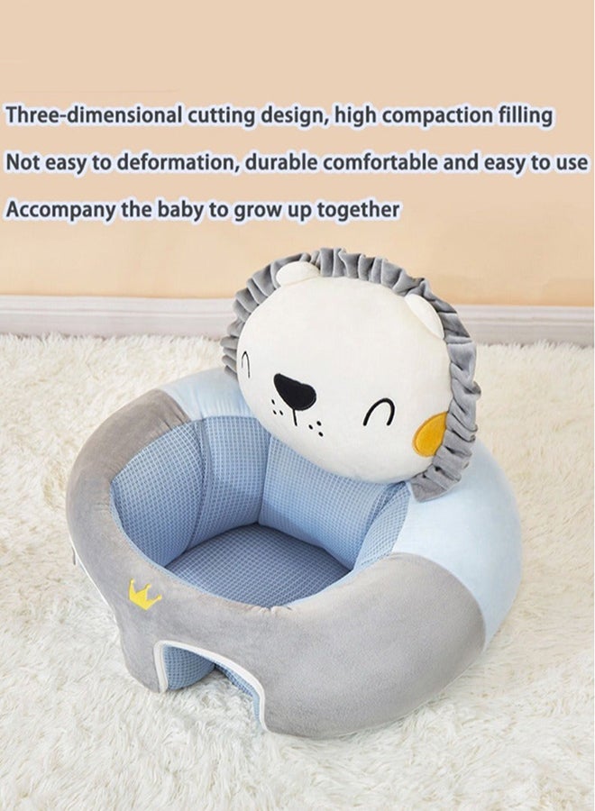 MIXDE Sofa Learn Sitting Chair Nursery Support Seat Pillow Protector Plush Cushion Infant Sitting Chair Baby Support Seat Infant Plush Seats for Toddlers - Image 5