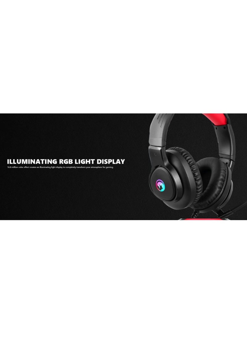 Marvo - HG8958 Stereo Gaming Headsets USB 2.0 with 40mm Drivers - Image 1