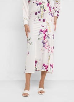 ELLA Floral Print Top & Skirt Set  - Image 4