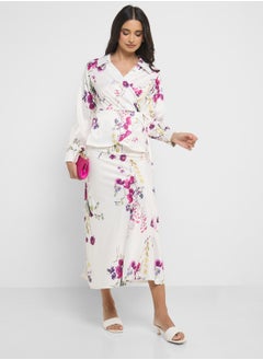 ELLA Floral Print Top & Skirt Set  - Image 5