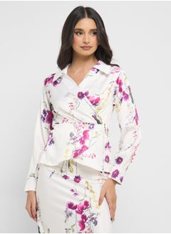 ELLA Floral Print Top & Skirt Set  - Image 3
