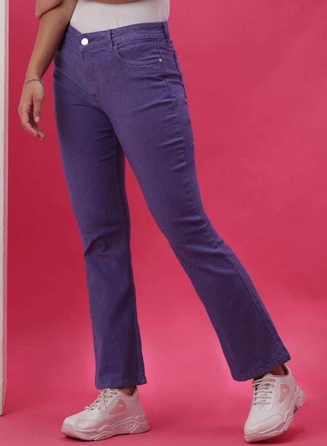 Freehand Women Bootcut Solid High Rise Jeans - Image 3