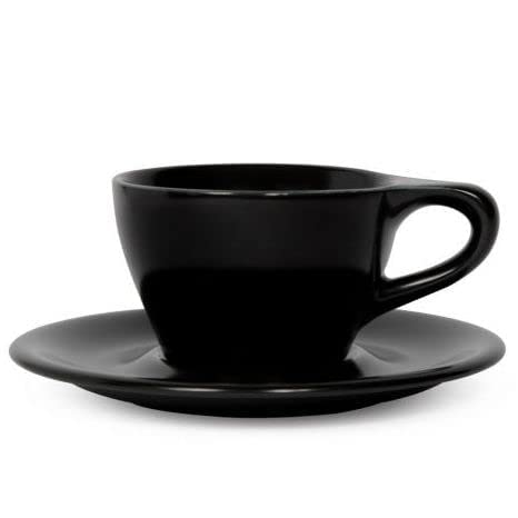 notNeutral Lino Porcelain Cup  Saucer Double Cappuccino 6 oz 6 oz 1