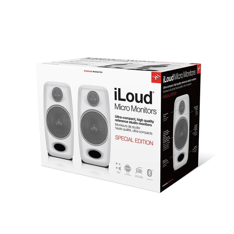 آي كي مالتيميديا IK Multimedia iLoud Micro شاشات مرجعية مدمجة مع معادلة رقمية 50 واط RMS مكبرات صوت مكتبية - Image 5