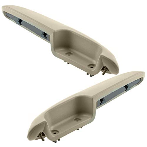 TRQ Front Armrest Tan Driver & Passenger Side Compatible with 1995-1999 Chevrolet C1500 1995-2000 C2500 C3500 K1500 K2500 K3500 Tahoe GMC Yukon - Image 3
