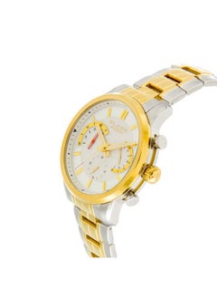 Blade Agenda Cachet Round Shape Stainless Steel Analog Wrist Watch 3622G2TWT - 44mm - Silver  - Image 2