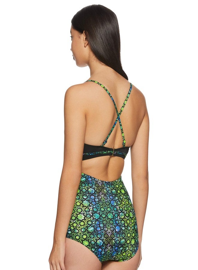 Amante One Piece with Gaped Back L Mosaic Pr Small - Image 4