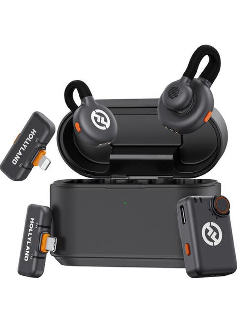 Hollyland LARK M2S Ultimate Combo 2-Person Wireless Microphone System for Cameras and Mobile Devices