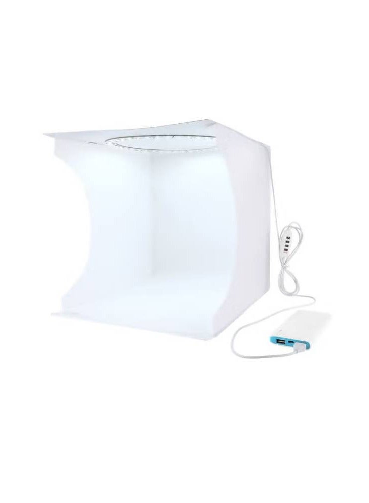 LIXES Foldable Lighting Softbox With Backdrop White - Image 1