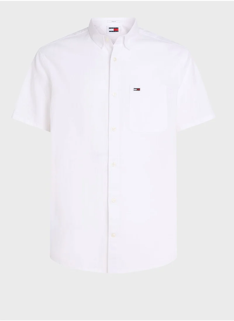 TOMMY JEANS Logo Regular Fit Shirt