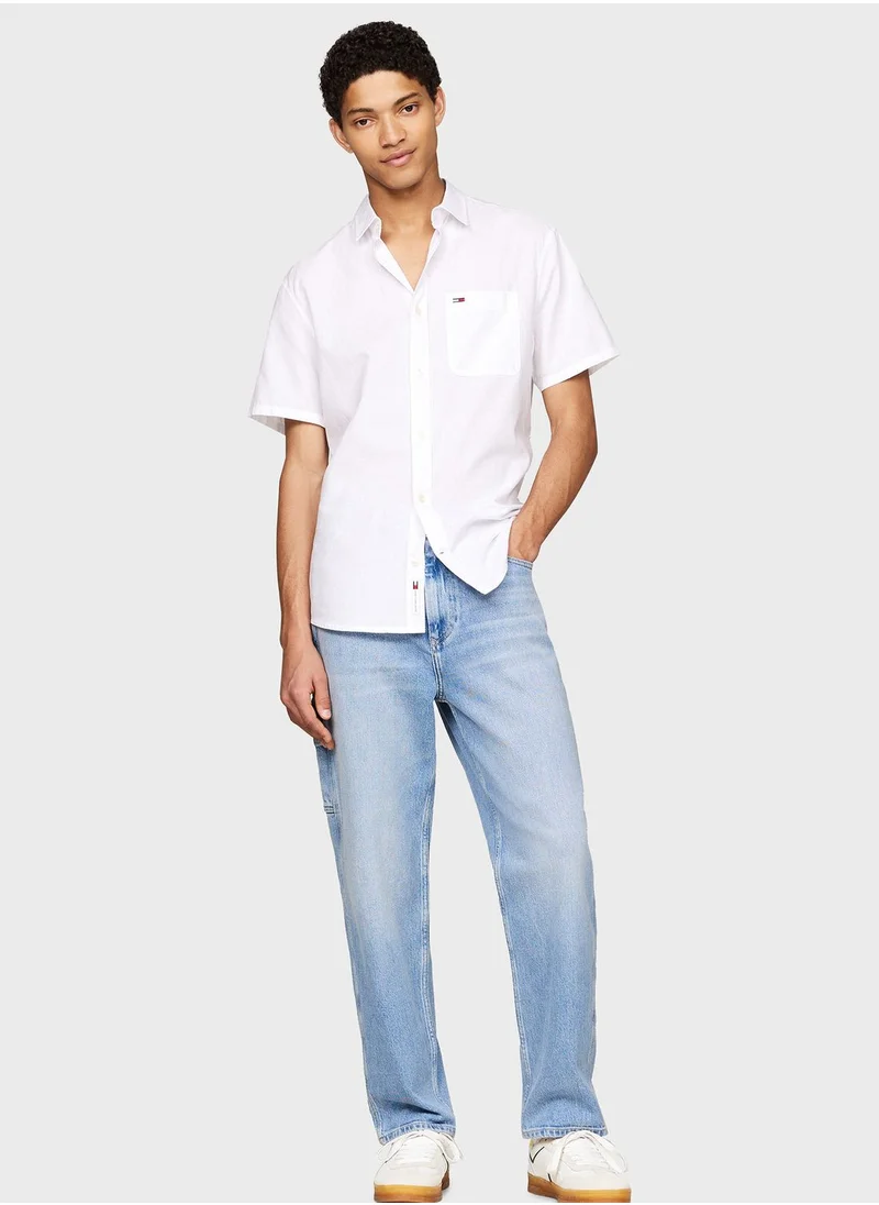 TOMMY JEANS Logo Regular Fit Shirt